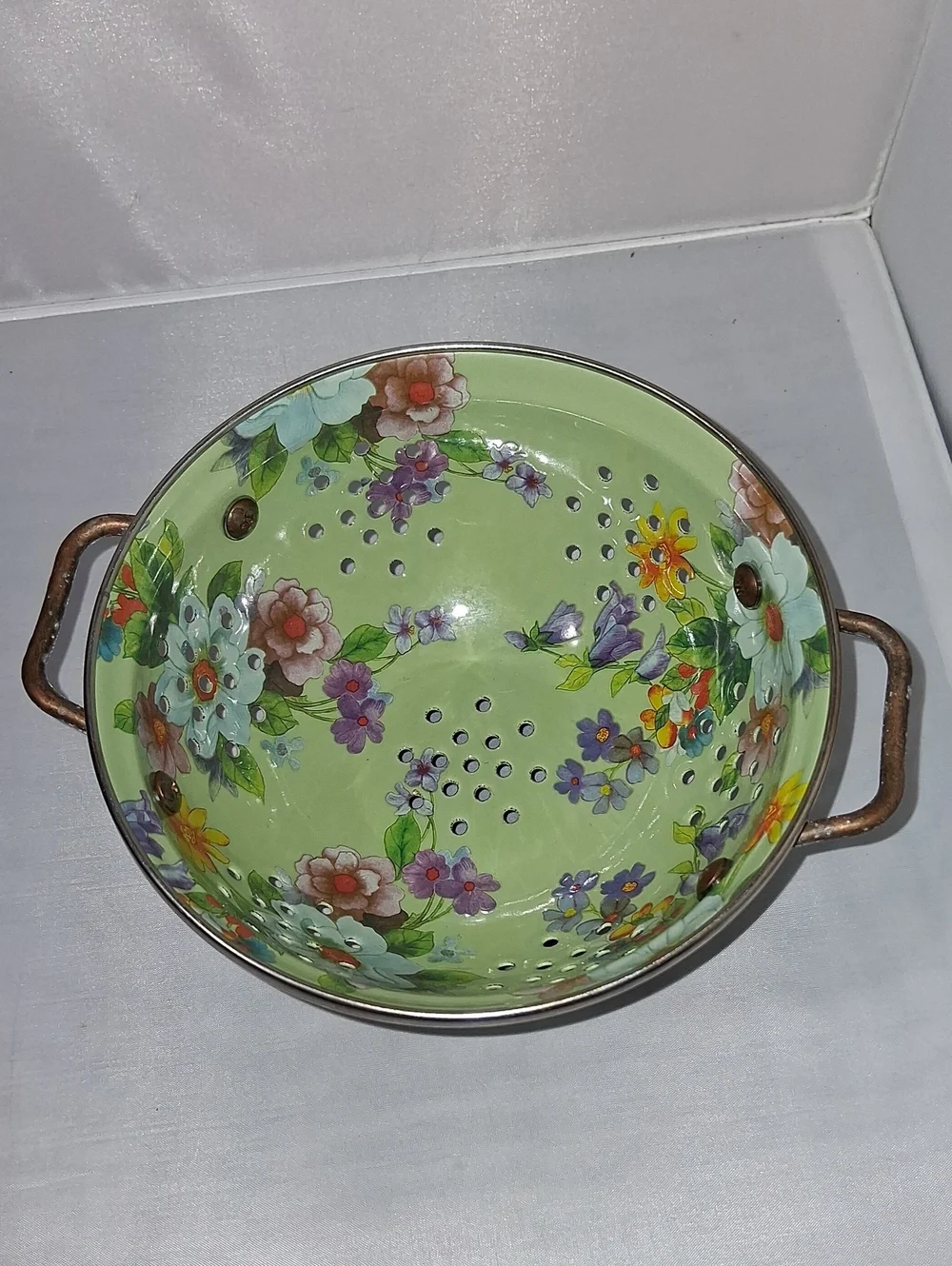 MacKenzie-Childs green Flower Market set - Picture 3 of 16